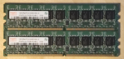 Hynix DDR2 DIMM-muistit 2x1GB