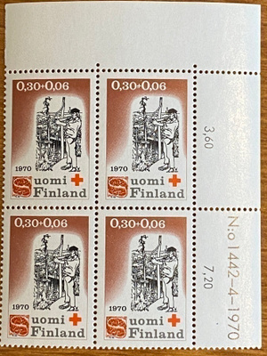 PR 1970 0,30+ 0,06 NUMERO NELIÖ**