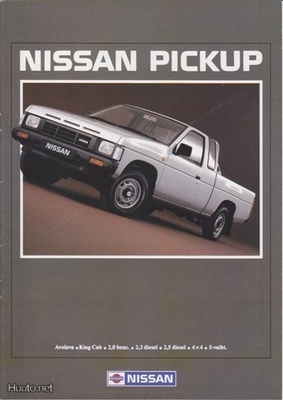 Nissan Pick-Up -esite, 1986