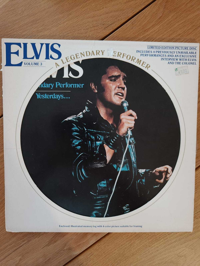 AUCTION - ELVIS A LEGENDARY PERFORMER VOLUME 3 PIC LP US -78