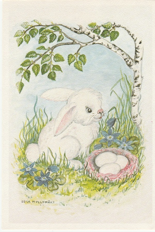 Postikortti, PÄÄSIÄISKORTTI, Leila Myllymäki