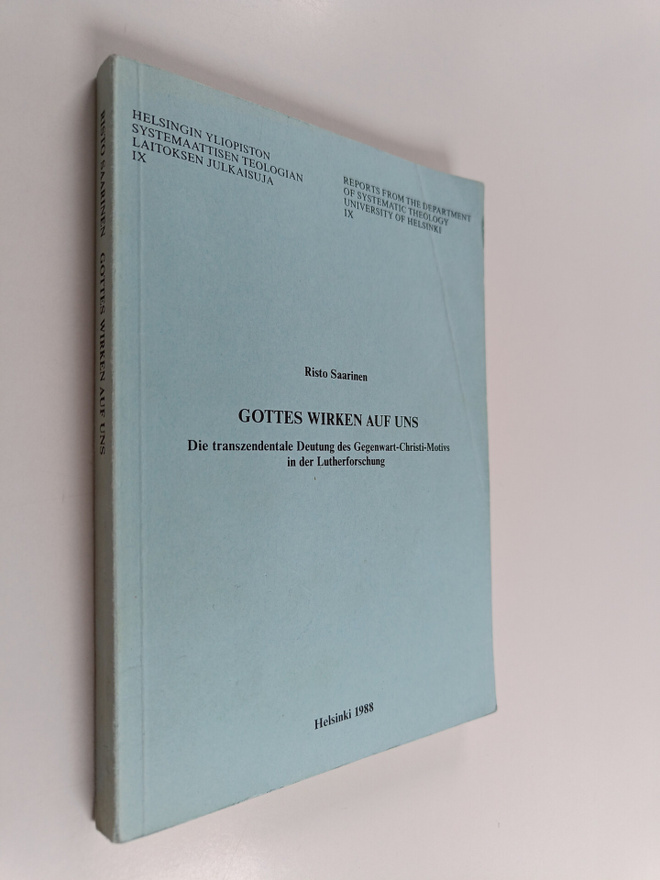 Risto Saarinen : Gottes Wirken auf uns : die transzendent...