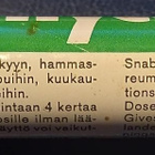 Bamycod -särkylääkeputkilo 70-luvulta - pikkukuva 2