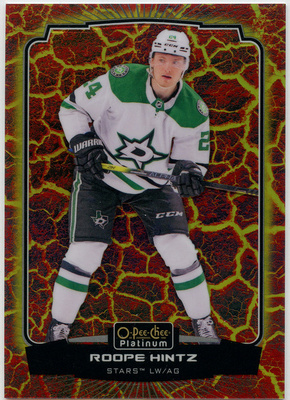 2022-23 OPC Platinum Hot Magma 68/499 #189 Roope Hintz
