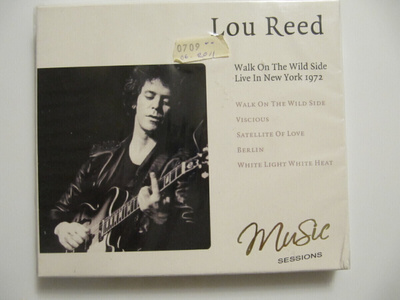 Lou Reed Walk On The Wild Side Live In New York 1972 CD UUSI