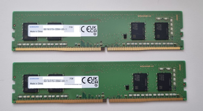 Samsung 16Gb (2x8Gb) PC4-3200AA UDIMM muistikammat