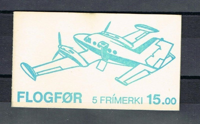 Färsaaret 1985 - Lentokoneita vihko  ++
