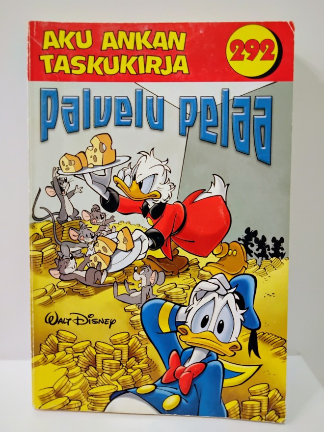 Palvelu pelaa - Aku Ankka taskukirja 292 (1.p)