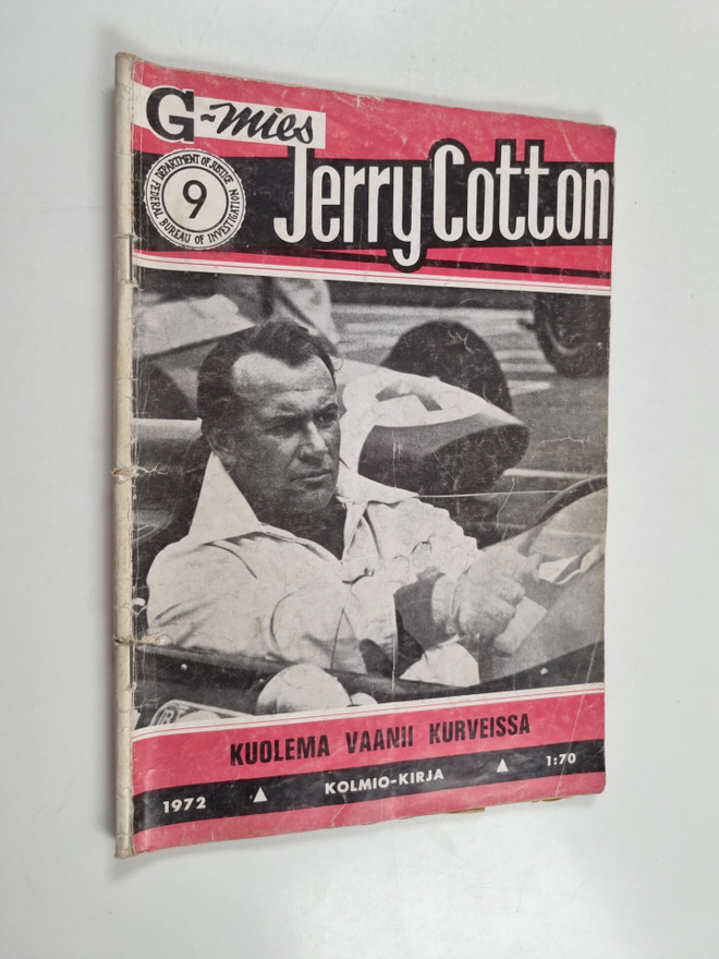 Jerry Cotton 9/1972 : Kuolema vaanii kurveissa