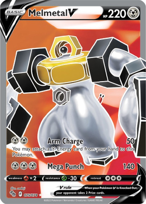 Melmetal V 075/078 - Pokémon GO - NM/M