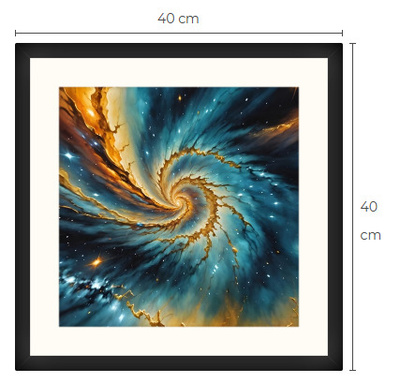 Uusi galaxi Sci-Fi Science Fiction art print taulu