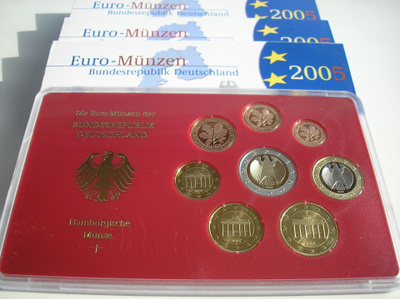 SAKSA 2005 rahasarja 5 x 1c-2e PROOF