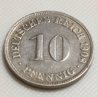 Saksa 10 Pfennig 1908D - pikkukuva 3