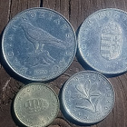 Unkari Forintit - 1, 2, 10, 50. Yhteensä - 4 kpl. - pikkukuva 3