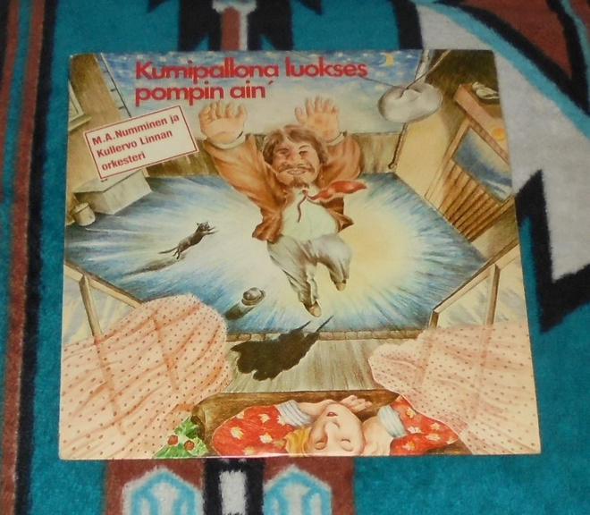 M.A. NUMMINEN  Kumipallona Luokses Pompin Ain ~ LP