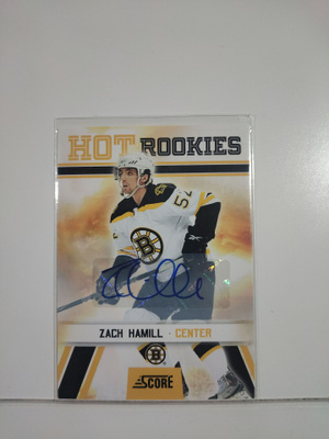 2010-11 Score - Signatures #539 Zach Hamill AU, SP