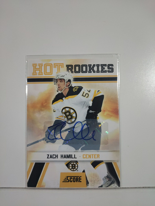 2010-11 Score - Signatures #539 Zach Hamill AU, SP