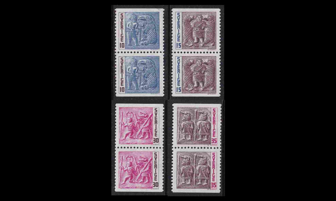 Ruotsi 580-3DD ** Pronssitaidetaonta (1967)