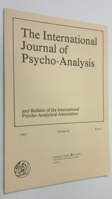 The International Journal of Psycho-Analysis - vol. 66, p...