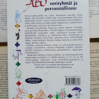 Ulla Kivimäki - ABO: veriryhmät ja persoonallisuus (nid.) - pikkukuva 3