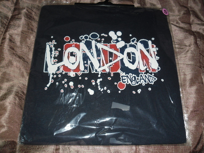 England London t-paita koko S