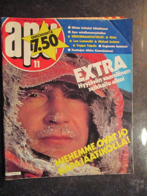 APU LEHTI 11 / 1984 VIIKKOLEHTI SISÄLLYSLUETTELOT KUVISSA