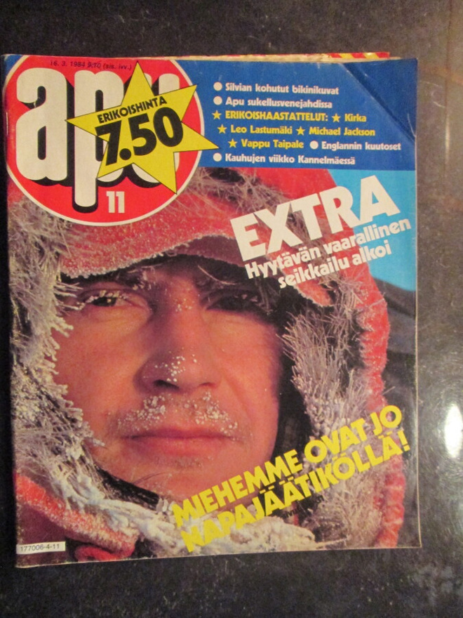 APU LEHTI 11 / 1984 VIIKKOLEHTI SISÄLLYSLUETTELOT KUVISSA