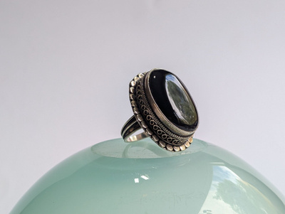 Sormus - onyx (925)