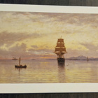 KLEINEH OSCAR 1846-1919, Iltarusko Norjan rannikolla - pikkukuva 1