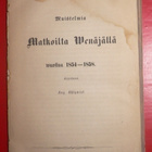 Aug. Ahlqwist : Muistelmia Matkoilta Wenäjällä 1854 - 1858 - pikkukuva 1