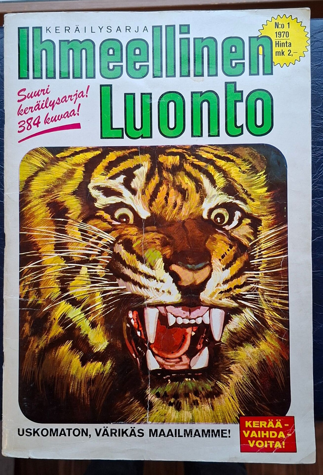 Ihmeelinen luonto Keräilykirja.