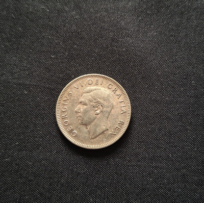 Canada 25cents 1950 Hopeaa