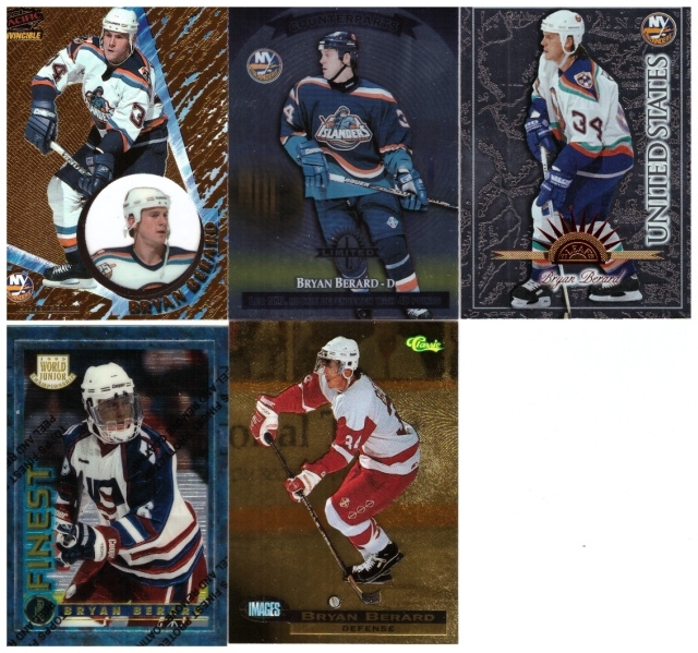 5 x BRYAN BERARD Islanders, Team USA, Hienoista Sarjoista