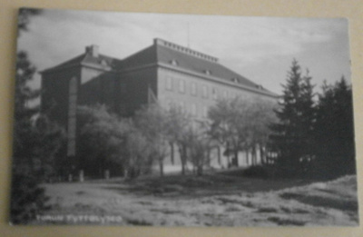 Turku, Turun tyttölyseo, vanha mv valokuvapk 1932, ei p.