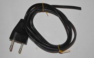 Europlug virtakaapeli 1,64m
