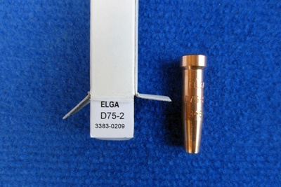Polttoleikkaussuutin Elga D75 N:o 2 3-8mm
