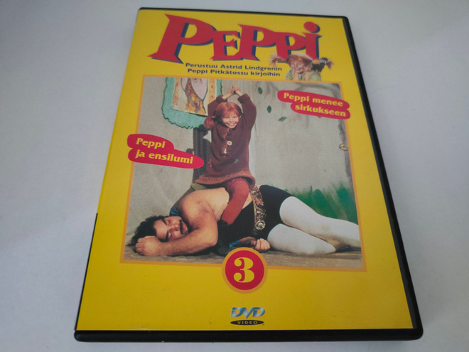 Peppi Pitkätossu 3 - DVD - Suomi-julkaisu