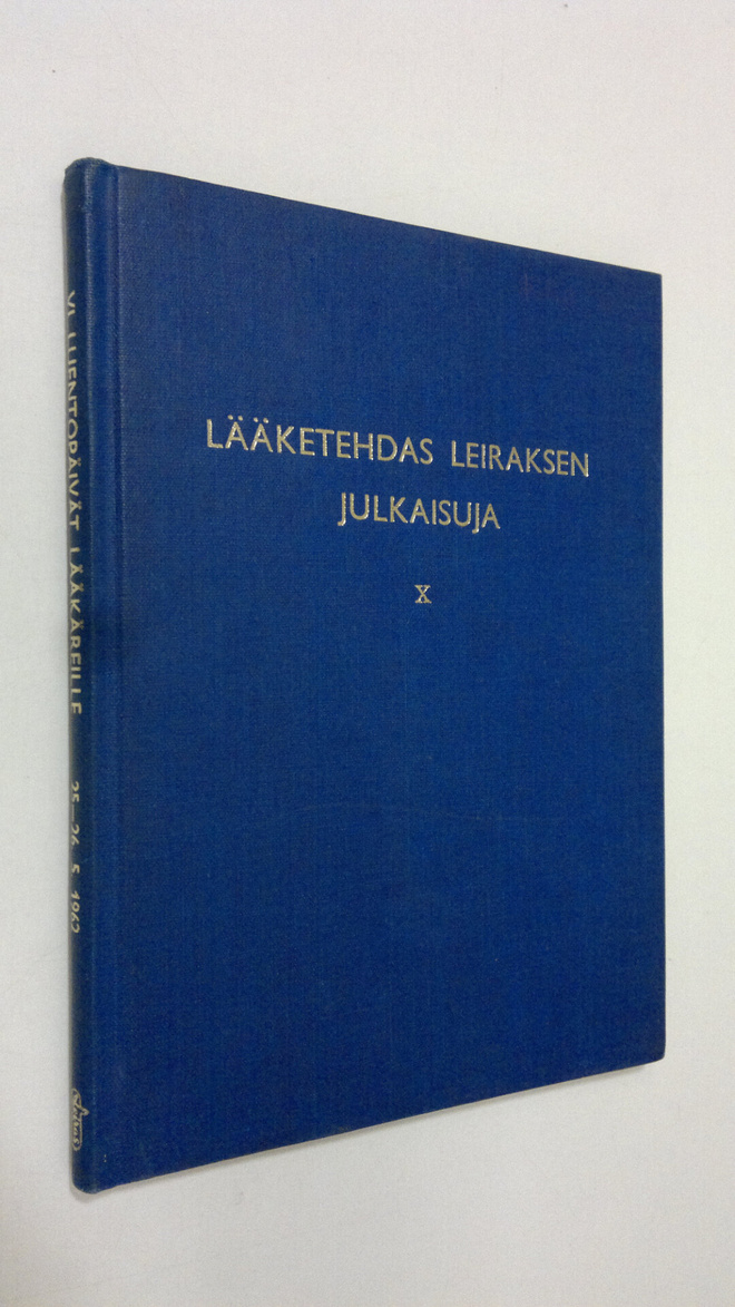 25-26.5.1962. : Leiraksen VI luentopäivät lääkäreille Tur...