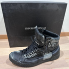 Emporio Armani mustat nahkaiset sneakers, koko 41 - pikkukuva 2