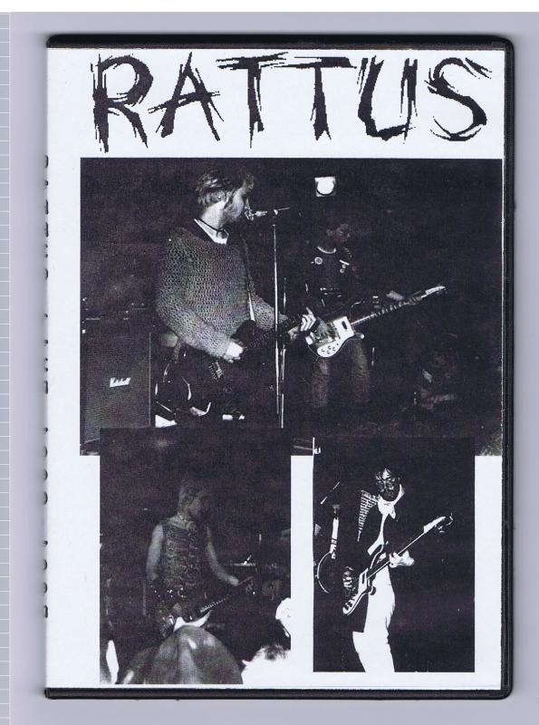 RATTUS live 1982 - 1985 DVDr finnish hardcore punk legends..