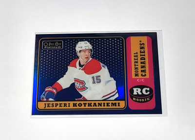 2018-19 OPC Platinum Retro Blue Rainbow #R70 J. Kotkaniemi