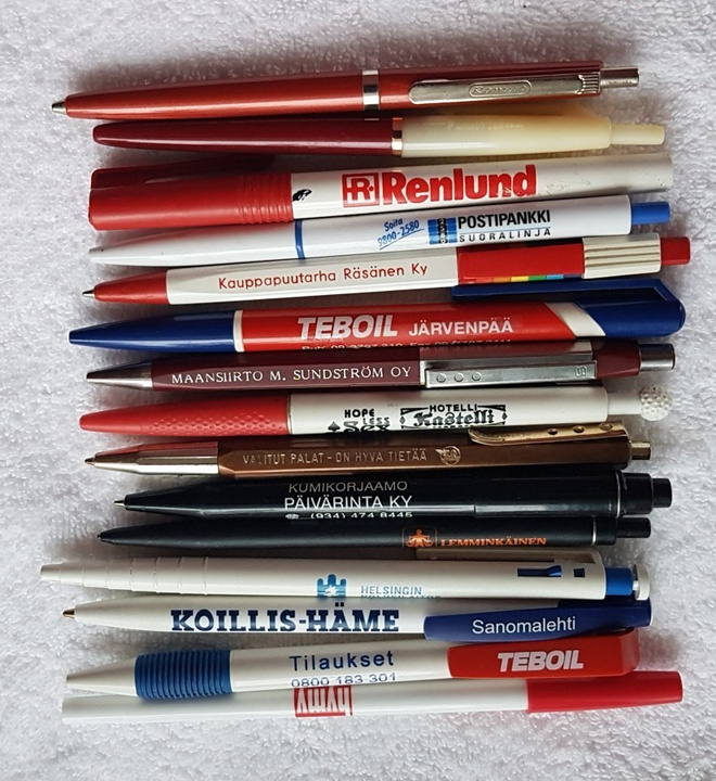 Kynä kokoelma vintage