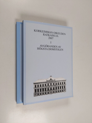 Korkeimman oikeuden ratkaisuja 2007 1-2