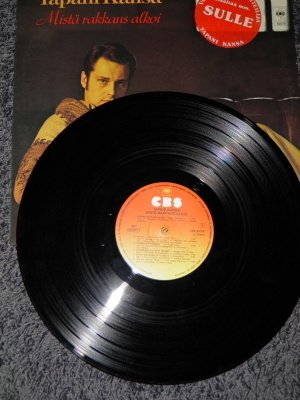 Vinyyli LP Tapani Kansa , Mistä rakkaus alkoi v 1978