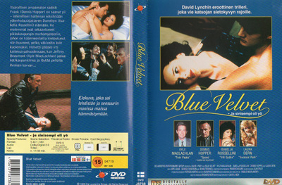 Blue Velvet -Ja Sinisempi Oli Yö (58 891) k -FI- DVD suomik.
