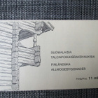 POSTIMERKKIVIHKO - SUOMALAISIA TALONPOIKAISRAKENNUKSIA - pikkukuva 1