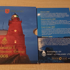 Eurorahasarja 2008/1 Kallbådan majakka 1C-2€ + Jetoni UNC - pikkukuva 1