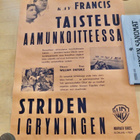VANHA Elokuvajuliste Taistelu Aaamunkoitteessa E. Flynn 1941 - pikkukuva 1