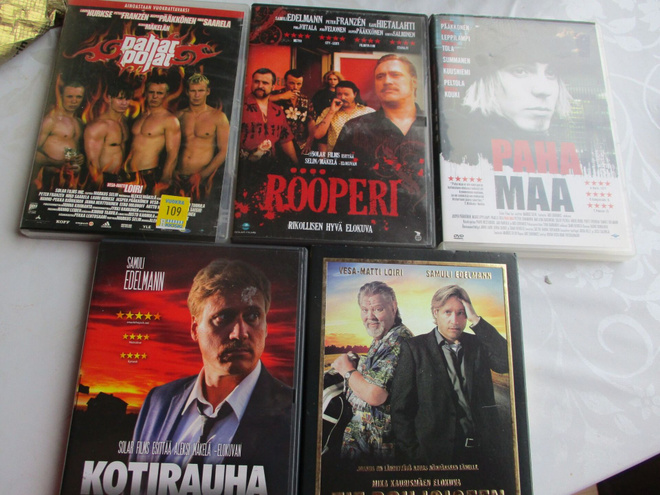 5 KPL KOTIMAISTA ELOKUVAA DVD