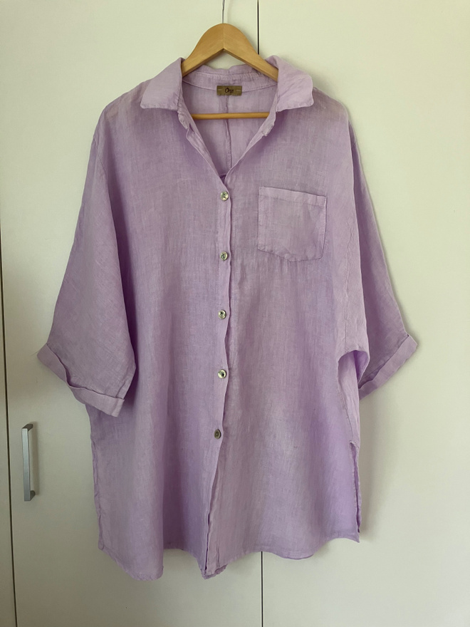 ONE pellavapusero/ tunika  XXXL
